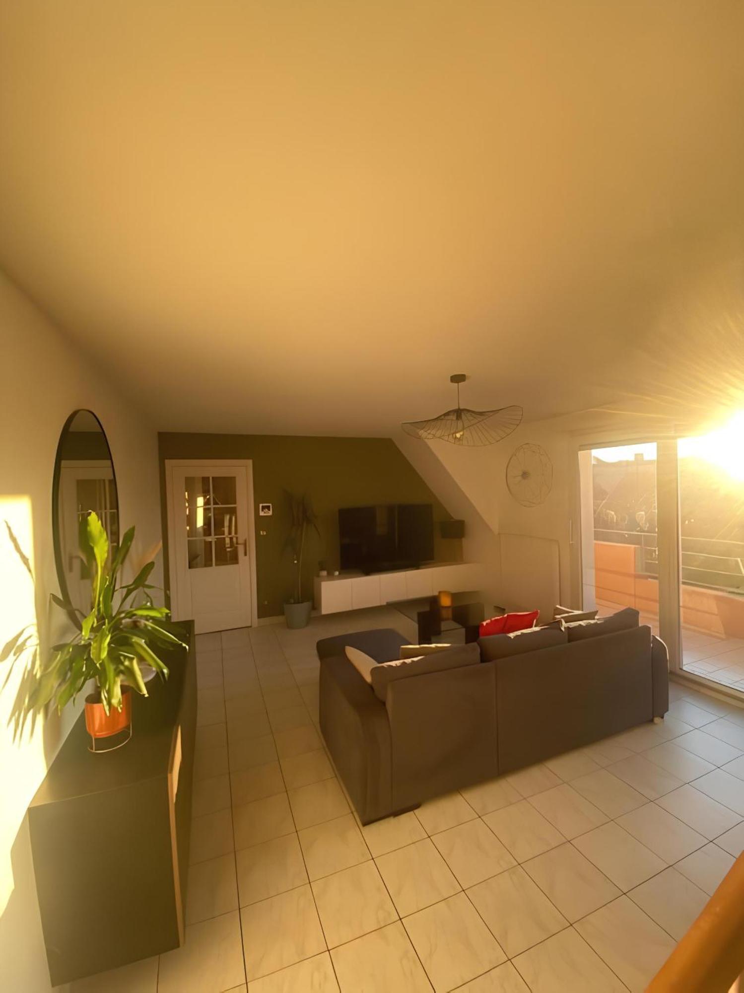 Superbe Duplex proche Centre ville Parking gratuit Colmar Extérieur photo